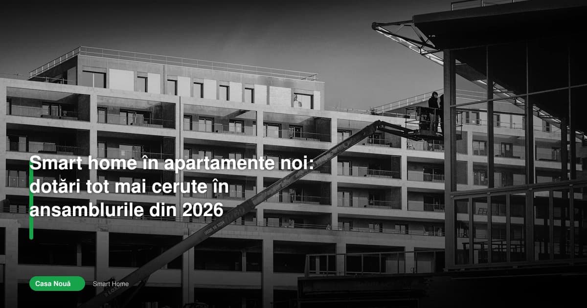 Smart home apartamente noi devine o cerință tot mai des întâlnită