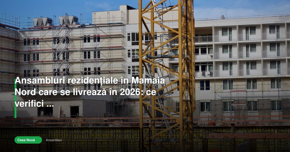 „Apartamente de vanzare mamaia nord dezvoltator”: verifică recepția